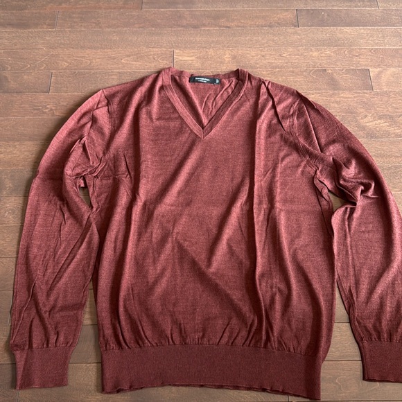 Zegna Cashseta V Neck Sweater size L/52